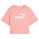 Puma Γυναικεία κοντομάνικη μπλούζα Essentials Cropped No. 1 Logo Relaxed Tee